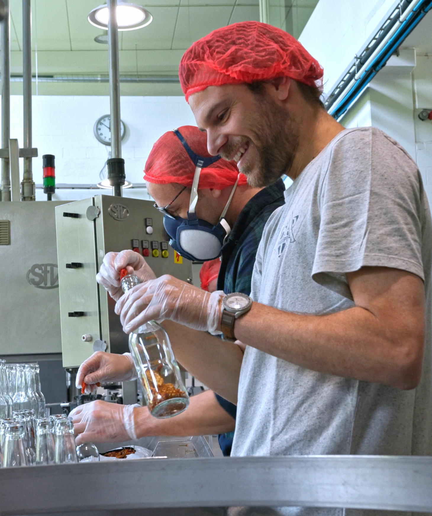 Bottling Madmax by hand