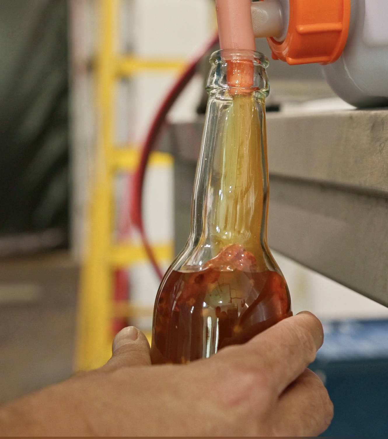 Bottling Madmax by hand