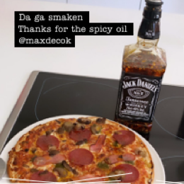 Sharing it with friends and family