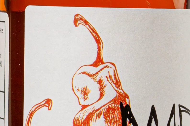 Premium matte Madmax label